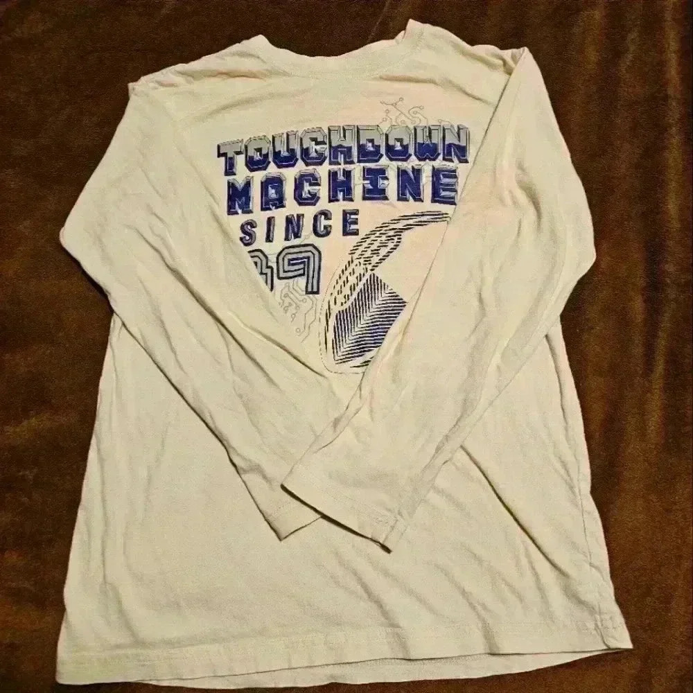 Childrens Place L 10/12  white cotton long sleeve t-shirt